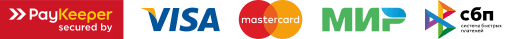 Способы оплаты: PayKeeper, Visa, Mastercard, Мир, СБП