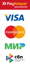 Способы оплаты: PayKeeper, Visa, Mastercard, Мир, СБП
